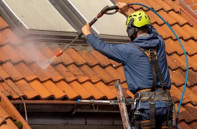 Démoussage et hydrofuge de toiture à Anoye